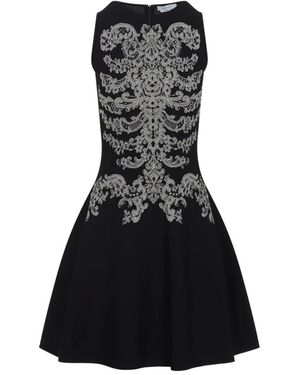 McQueen Viscose Mini Jurk - Zwart