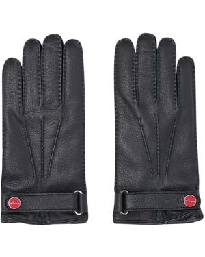 Kiton Hirschlederhandschuhe - Schwarz