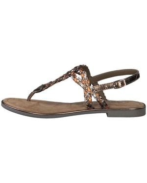 Tamaris Flat Sandals - Brown