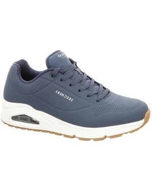 Skechers Blauwe Moderne Sneaker Voor Mannen