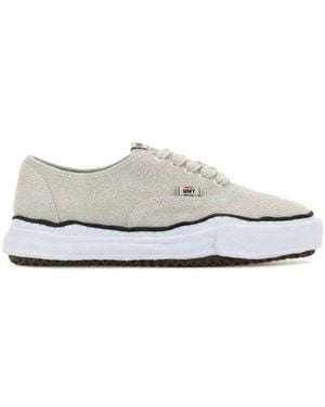 Maison Mihara Yasuhiro Sand Stoff Sneaker - Weiß