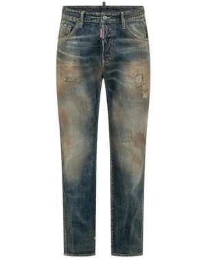 DSquared² Jeans ,Blauw ,Slim-Fit Jeans