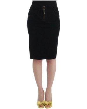 Roberto Cavalli Pencil Skirts - Black