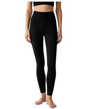 Casall Brace Rib High Waist Tights - Zwart