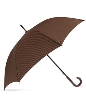 Moschino Gemusterter Regenschirm - Braun