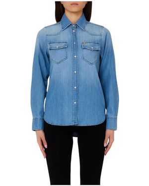 Liu Jo Denim Shirts - Blue