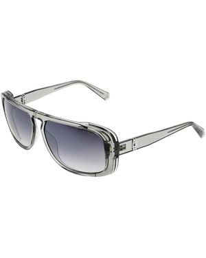 Guess Occhiali da sole donna grigi specchiati degradanti - Metallizzato