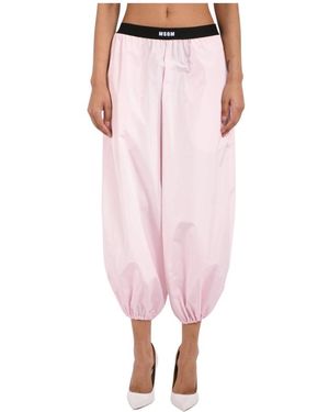 MSGM Tapered Hosen - Pink