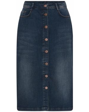 Cro Denim Skirts - Azul