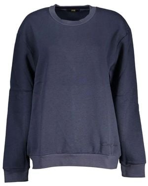 Roberto Cavalli Blu Polyester Sweatshirt - Blue