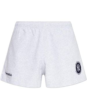 Sporty & Rich Short Shorts - Blue
