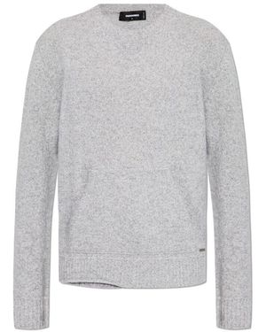 DSquared² Wollpullover - Grau