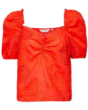 Naf Naf Overhemden ,Rood ,Blouses