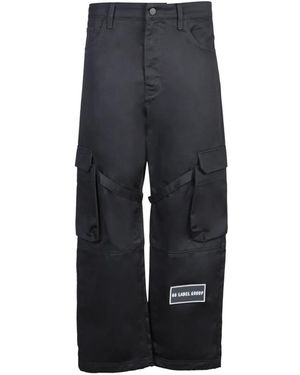 44 Label Group Wide Trousers - Blue