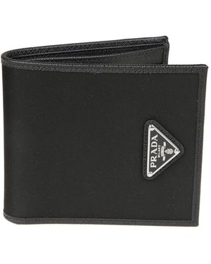 Prada Accessoires ,Zwart ,Nylon Re-Nylon Wallet