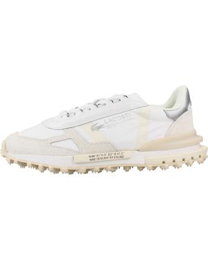 Lacoste Schoenen ,Wit ,Leer Elite Active