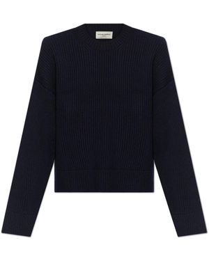 Officine Generale Round-Neck Knitwear - Blu