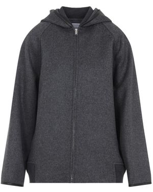 Bottega Veneta Zip-Throughs - Grey