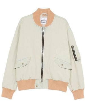 Vivienne Westwood Bomber Jackets - Natural