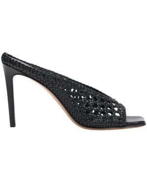 Guglielmo Rotta Heeled Mules - Blue