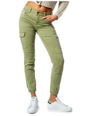 ONLY Slim-Fit Pants - Green