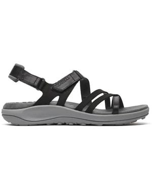Merrell Fitness ,Zwart ,Leer Harbor Backstrap
