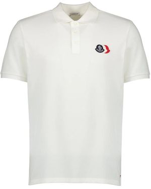 Moncler Polo Shirts - Blanco