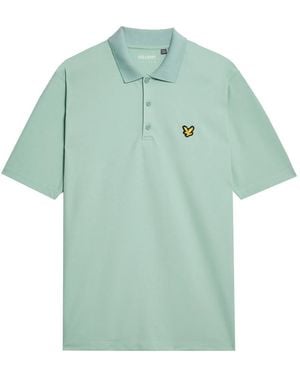Lyle & Scott Ss Polo Hemden Golf Tech Polo - Groen