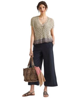 Maliparmi Metallic Cardigan - Blau
