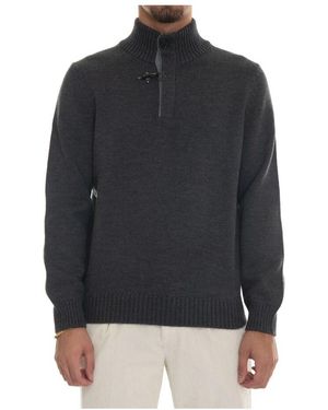 Fay Rollkragenpullover - Blau