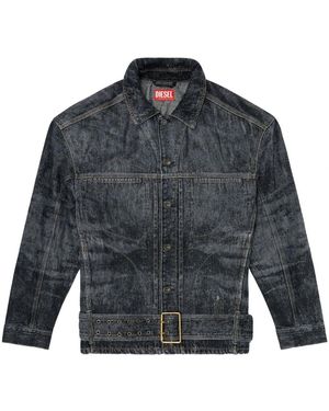DIESEL Denim Jackets - Gris