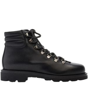 SCAROSSO Lace-Up Boots - Black