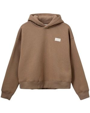 Sofie Schnoor Hoodies & Sweatvesten ,Bruin ,Katoen Basiksw Hoodie