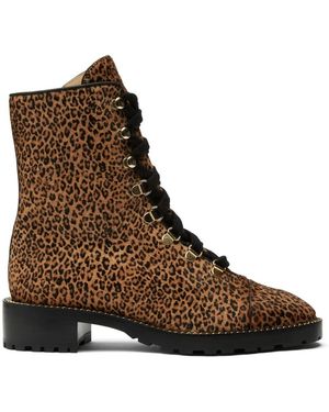 Stuart Weitzman Lace-Up Boots - Brown