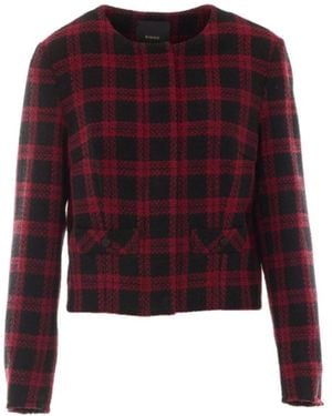 Pinko Tweed Jackets - Red