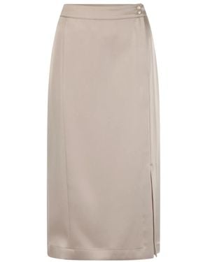 Marc Cain Kokerrok Midi - Naturel