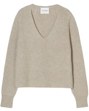 Closed V-Neck Knitwear - Neutre