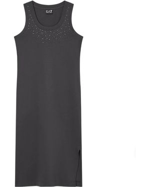 EA7 Midi-Kleid - Schwarz