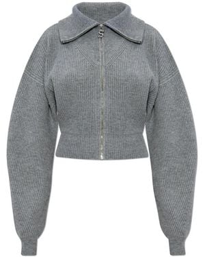 Sportmax Truien & Vesten ,Grijs ,Wol Wollen Vest Calipso