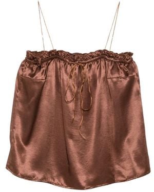 THE NINA STUDIO Sleeveless Tops - Brown