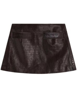 Frankie Shop Leather Skirts - Black