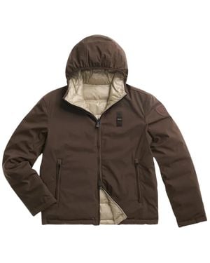 Blauer Winter Jackets - Marron