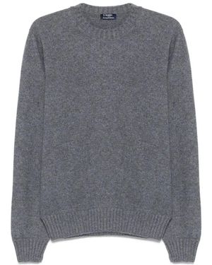 Barba Napoli Round-Neck Knitwear - Gris