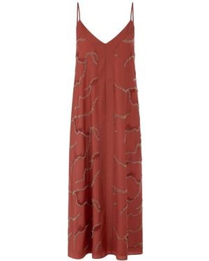 Marc Cain Midi Dresses - Rojo