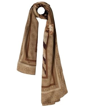 Guess Bedruckter Kefiah-Schal - Braun