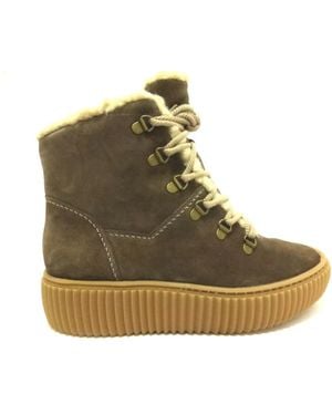 Paul Green Schnürstiefelette - Grün