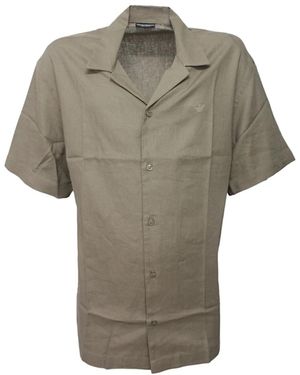 Emporio Armani Short Sleeve Shirts - Gris