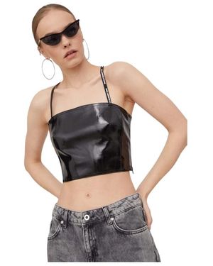 KARL LAGERFELD Sleeveless Tops - Grey
