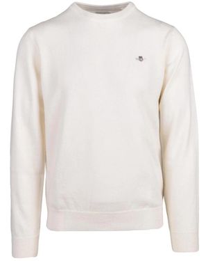 GANT Round-Neck Knitwear - White