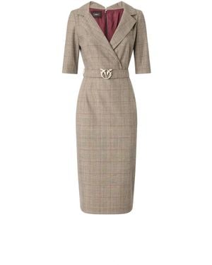 Pinko Maxi Jurken - Naturel